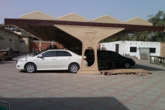 CAR PARKING SHADE AT SINDH HIGH COURT KARACHI