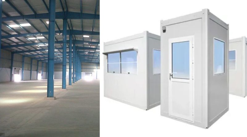 PEB Industrial Sheds, Portable Office Cabins & Security Rooms