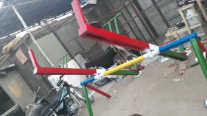 PARK SWINGS SLIDES SEESAW BENCHES MAYRE GO ROUND MANUFACTURER